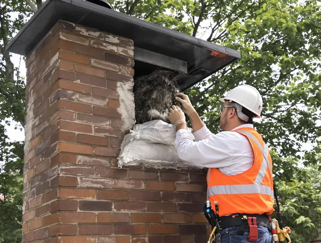 Humane removal of debris and animals by North Miami Chimney Sweep in North Miami, FL