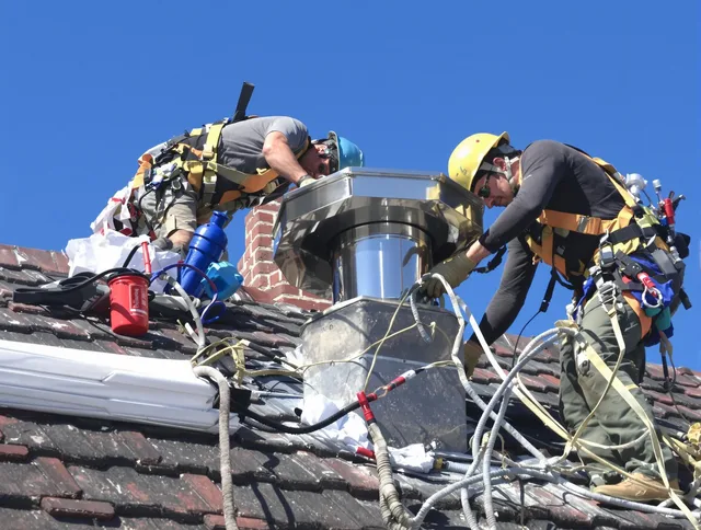 Protective chimney cap installed by North Miami Chimney Sweep in North Miami, FL