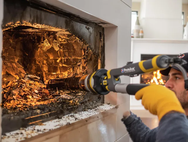 Professional chimney cleaning by North Miami Chimney Sweep in North Miami, FL