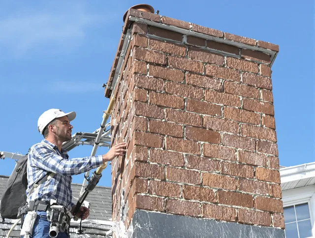Brickwork for a chimney rebuild by North Miami Chimney Sweep in North Miami, FL
