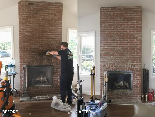 Finished chimney sweeping service by North Miami Chimney Sweep in North Miami, FL