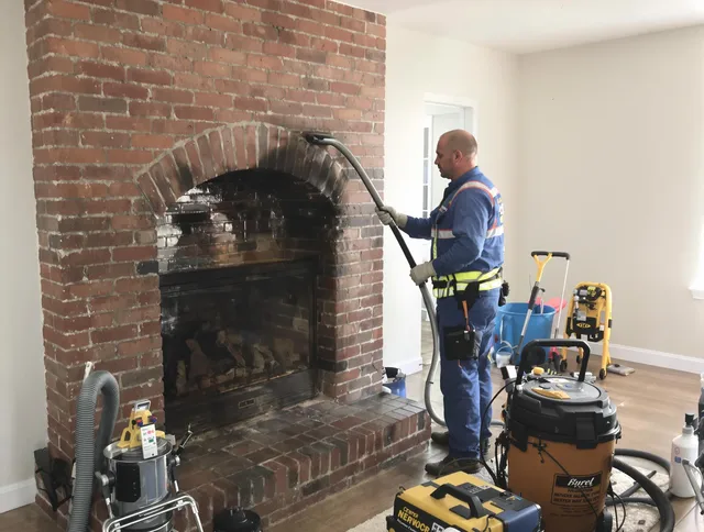 North Miami Chimney Sweep expert performing detailed chimney sweep in North Miami, FL