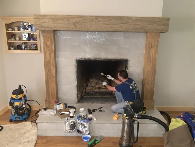 Detailed creosote removal process by North Miami Chimney Sweep in North Miami, FL