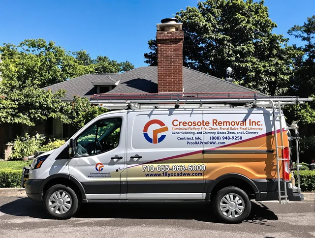North Miami Chimney Sweep technician removing creosote safely in North Miami, FL