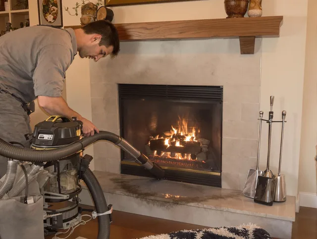 Routine fireplace upkeep by North Miami Chimney Sweep in North Miami, FL
