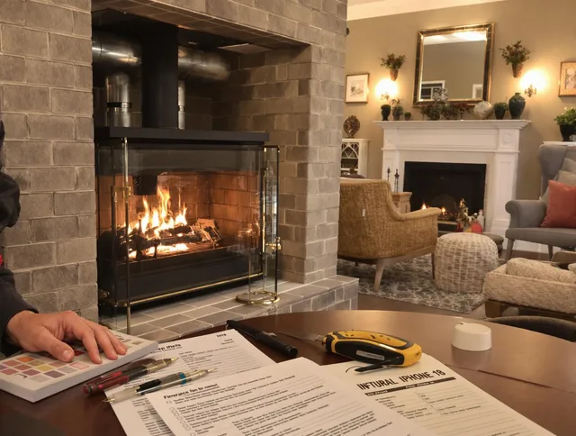North Miami Chimney Sweep verifying fireplace safety measures in North Miami, FL