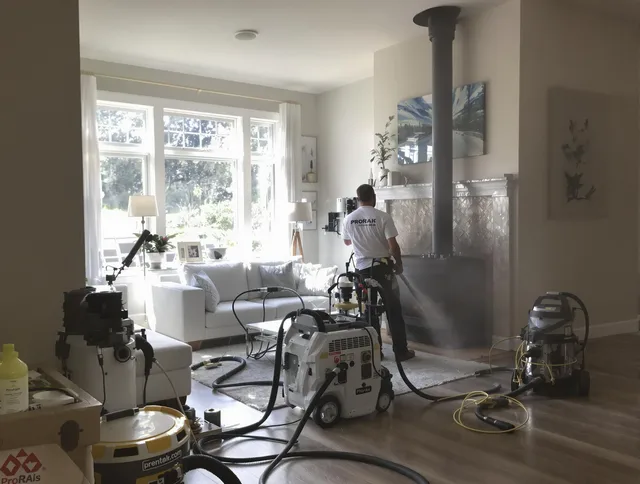 Soot removal service by North Miami Chimney Sweep for a fireplace in North Miami, FL